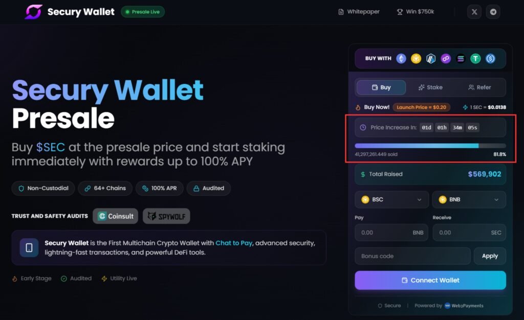 Secury Wallet Launches as a Next-Generation Non-Custodial Solution