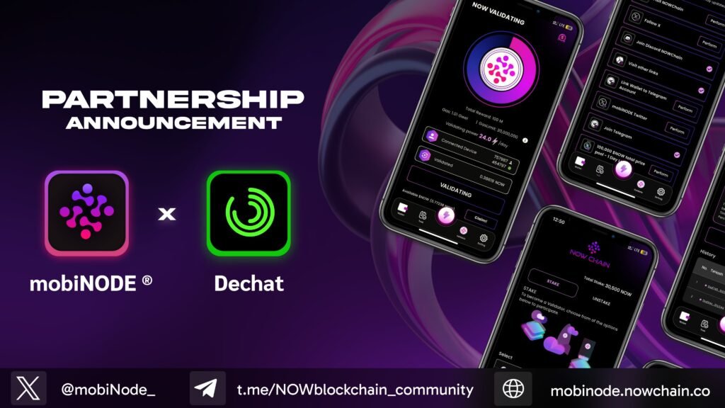 mobiNODE x Dechat Partnership