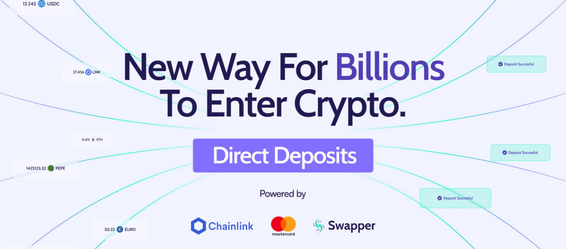Swapper Finance Launches Direct Deposits With Mastercard and Chainlink